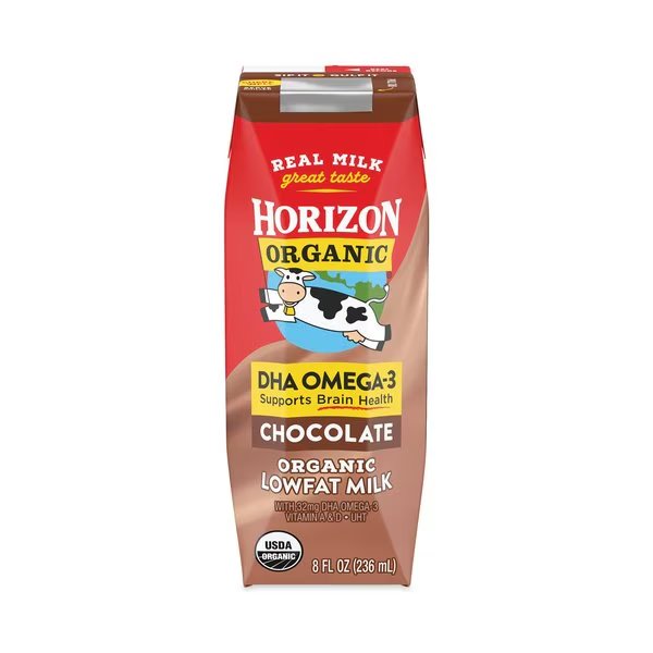 Low Fat Milk, Chocolate, 8 oz, 18PK, Horizon Organic, Mfr#: 430